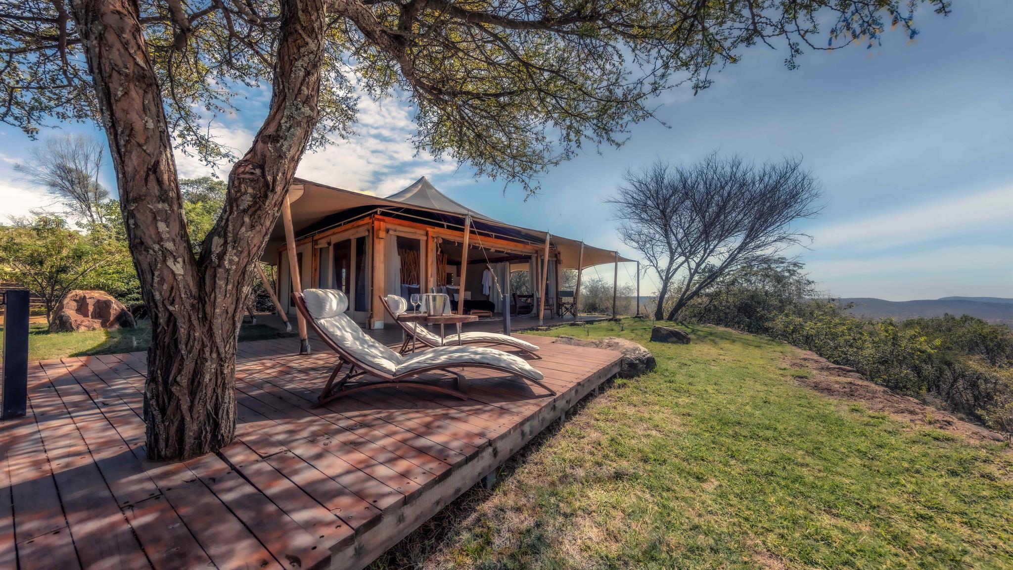 Exterior view Losiaba Tented Camp, Elewana Collection 